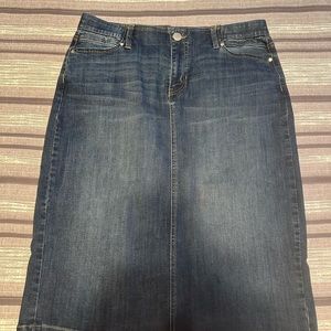C&B jean skirt